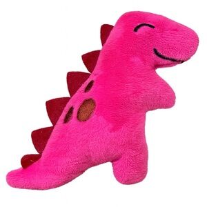Pink Dinosaur Crinkle Cat or Dog Toy